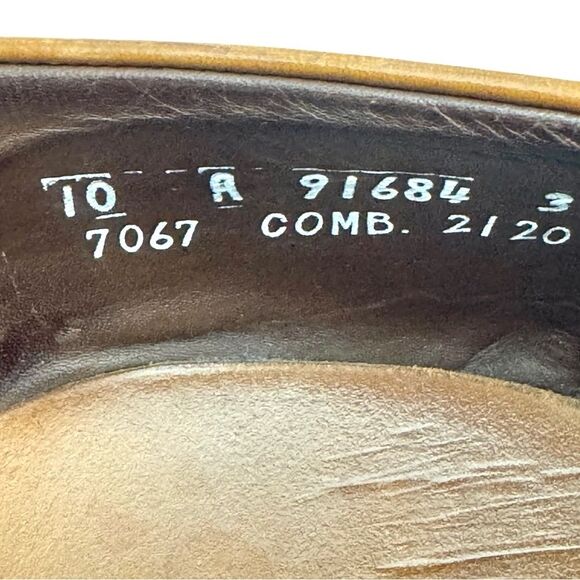 Allen Edmonds Barrington Loafers Men’s Size 10A Tan Brown Leather Strap USA main image 9